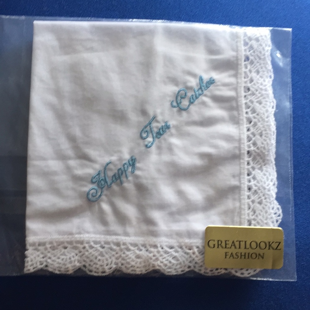 New Wedding Handkerchief - Happy Tear Catcher